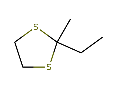 Molecular Structure of 6008-81-7 (2-Ethyl-2-methyl-1,3-dithiolane)