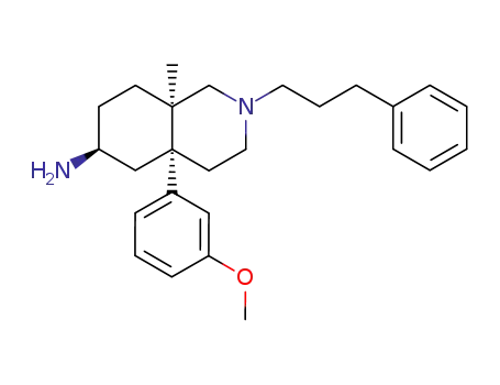 N-(3-phenylpropyl)-6-amino-4a-(3-methoxyphenyl)-8a-methyloctahydroisoquinoline