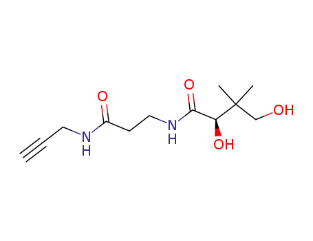 (R)-2,4-dihydroxy-3,3-dimethyl-N-(3-oxo-3-(prop-2-yn-1-ylamino)propyl)butanamide