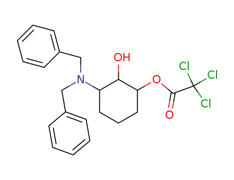 trichloro-acetic acid 3-dibenzylamino-2-hydroxy-cyclohexyl ester