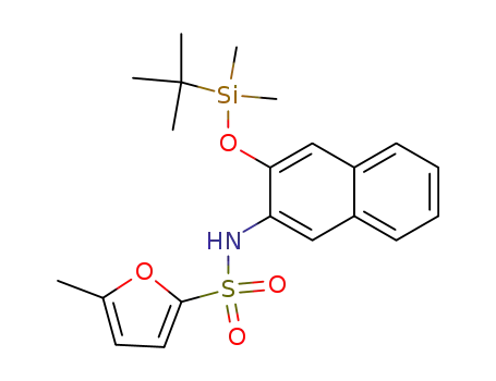 N-(3-[tert-butyl(dimethyl)silyl]oxy-2-naphthyl)-5-methylfuran-2-sulfonamide
