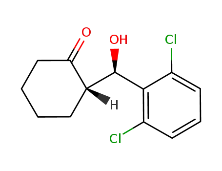 (2S,1'R)-2-[(2,6-dichlorophenyl)hydroxymethyl]cyclohexan-1-one