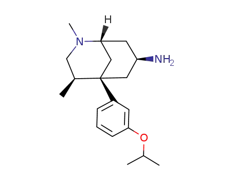 (+)-(1S,4R,5R,7S)-5-(3-isopropoxyphenyl)-2,4-dimethyl-2-azabicyclo[3.3.1]nonan-7-amine
