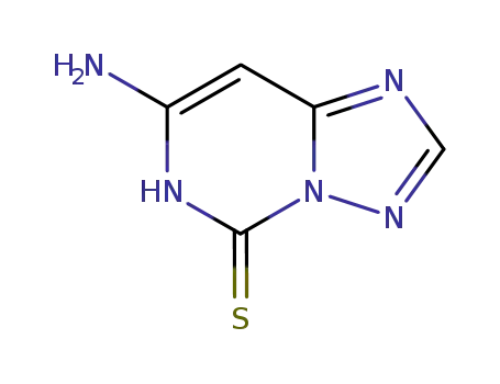 7-Amino<1,2,4>triazolo<1,5-c>pyrimidine-5(6H)-thione