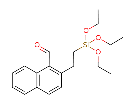 Molecular Structure of 926031-32-5 (1-Naphthalenecarboxaldehyde, 2-[2-(triethoxysilyl)ethyl]-)