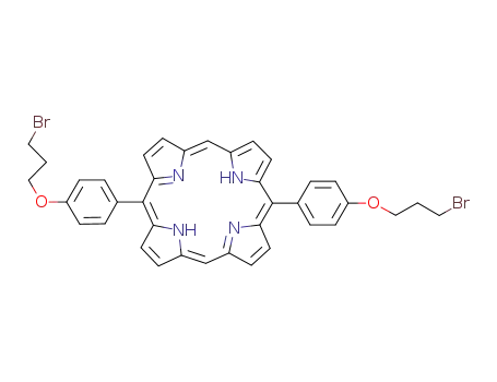 5,15-bis-[4-(3-bromo-propyloxy)-phenyl]-porphyrin
