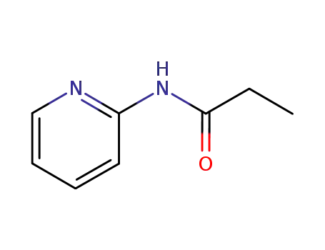 Molecular Structure of 13606-94-5 (N-(pyridin-2-yl)propanamide)