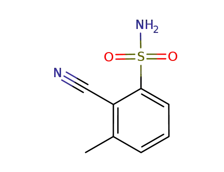 Molecular Structure of 850154-78-8 (Benzenesulfonamide, 2-cyano-3-methyl-)
