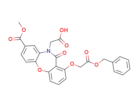(1-[2-(benzyloxy)-2-oxoethoxy]-8-(methoxycarbonyl)-11-oxo-dibenzo[b,f][1,4]oxazepine-10(11H)-yl)-acetic acid