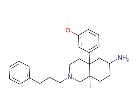 cis-N-(3-phenylpropyl)-6-amino-4a-(3-methoxyphenyl)-8a-methyloctahydroisoquinoline