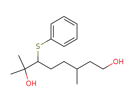 3,7-dimethyl-6-phenylthio-1,7-octanediol