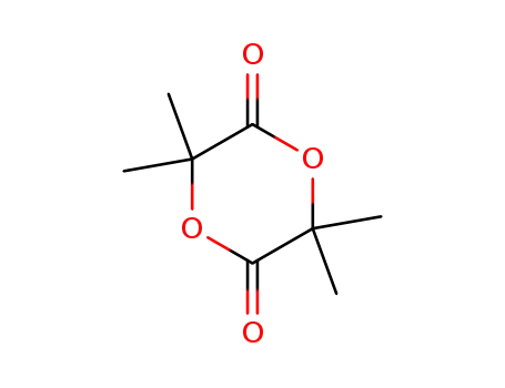 Molecular Structure of 6713-72-0 (3,3,6,6-tetramethyl-1,4-dioxane-2,5-dione)