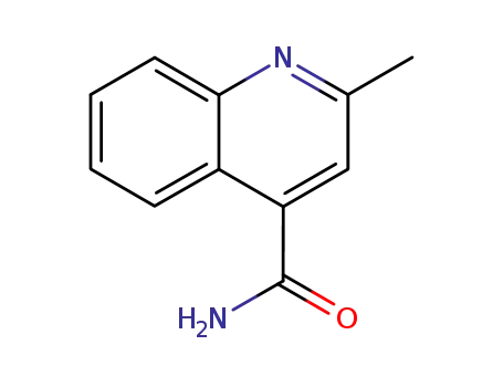 Molecular Structure of 15821-13-3 (2-methylquinoline-4-carboxamide)