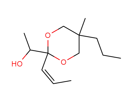 2-hydroxyethyl-5-methyl-2-(1-propenyl)-5-propyl-1,3-dioxane