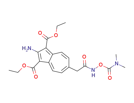 diethyl 2-amino-6-{[(N,N-dimethylamino)-carbonyloxy-carbamoyl]-methyl}-azulene-1,3-dicarboxylate