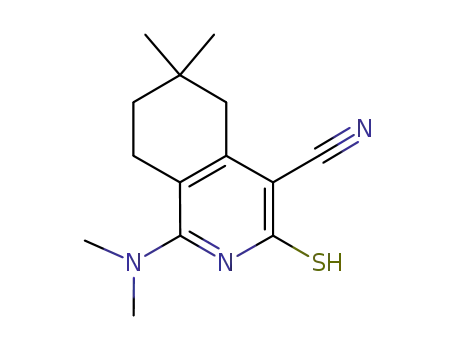 3-mercapto-1-dimethylamino-6,6-dimethyl-5,6,7,8-tetrahydroisoquinoline-4-carbonitrile