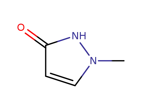 Molecular Structure of 52867-35-3 (1-Methyl-1H-pyrazol-3(2H)-one)