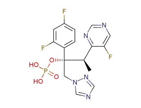 (2R,3S)-2-(2,4-difluorophenyl)-3-(5-fluoro-4-pyrimidinyl)-1-(1H-1,2,4-triazol-1-yl)-2-butyl dihydrogen phosphate