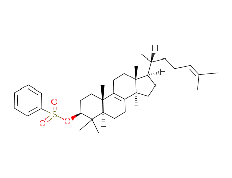 lanost-8-en-3β-yl benzenesulfonate