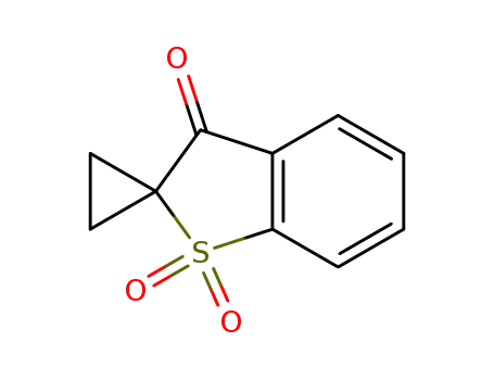 spirothiophene-2(3H),1'-cyclopropan>-3-one 1,1-dioxide