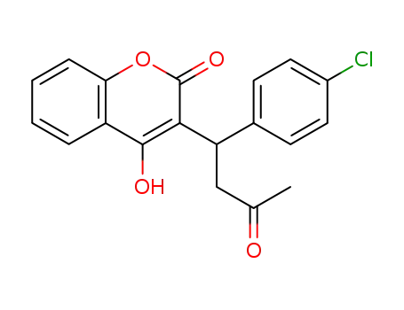 3-(1-(4-Chloorfenyl)-3-Oxo-Butyl)-4-Hydroxy-Cumarine