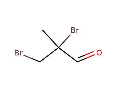 Molecular Structure of 33673-73-3 (2,3-Dibromo-2-methylpropanal)