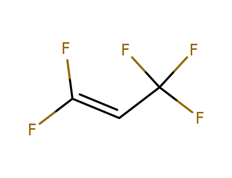 Molecular Structure of 690-27-7 (1,1,3,3,3-PENTAFLUOROPROPENE)