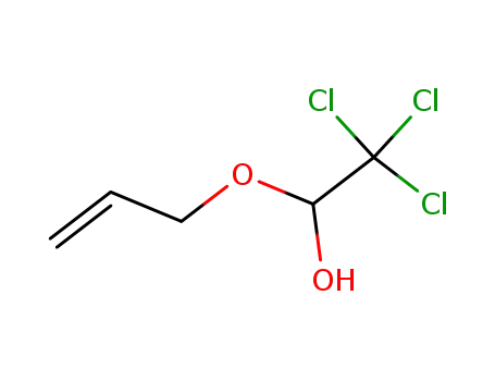 Molecular Structure of 1873-15-0 (Ethanol, 2,2,2-trichloro-1-(2-propenyloxy)-)