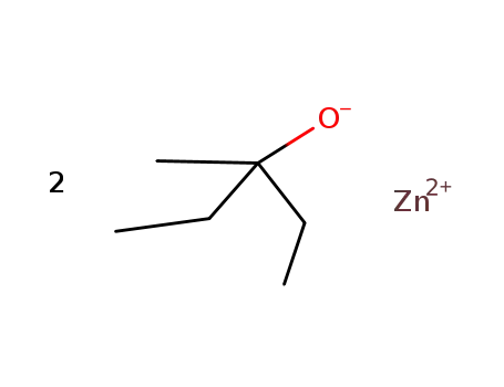 Zn(2+)*2(C2H5)2(CH3)CO(1-)=Zn(OC(C2H5)2(CH3))2