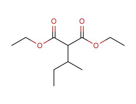 Molecular Structure of 83-27-2 (Diethyl sec-butylmalonate)