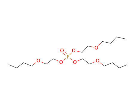 78-51-3,Tris(2-butoxyethyl) phosphate,Ethanol,2-butoxy-, phosphate (3:1) (7CI,8CI,9CI);Phosphoric acid, tris(2-butoxyethyl)ester (6CI);2-Butoxyethanol phosphate;Amgard TBEP;Hostaphat B310;Ethanol, 2-butoxy-,1,1',1''-phosphate;Phosflex T-BEP;Tris(2-n-butoxyethyl) phosphate;tris-2-Butoxyethyl phosphate;Tri(butoxyethyl)phosphate;TBEP;Tris(2-butoxyethyl) phosphate(TBEP);