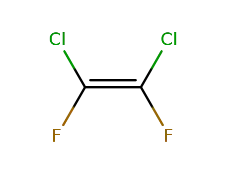 Molecular Structure of 311-81-9 (Ethene,1,2-dichloro-1,2-difluoro-, (1Z)-)