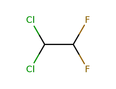 Molecular Structure of 471-43-2 (1,1-DICHLORO-2,2-DIFLUOROETHANE)