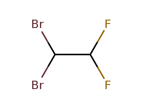 Molecular Structure of 359-19-3 (1,1-Difluoro-2,2-dibromoethane)