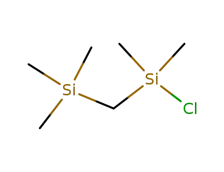 Molecular Structure of 13683-11-9 (chloro(dimethyl)[(trimethylsilyl)methyl]silane)