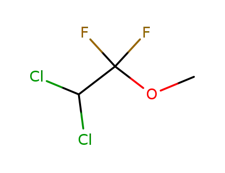 Molecular Structure of 76-38-0 (2,2-DICHLORO-1,1-DIFLUOROETHYL METHYL ETHER)
