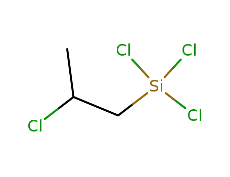 Molecular Structure of 7787-89-5 (trichloro(2-chloropropyl)silane)