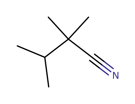Molecular Structure of 26154-43-8 (Butanenitrile, 2,2,3-trimethyl-)