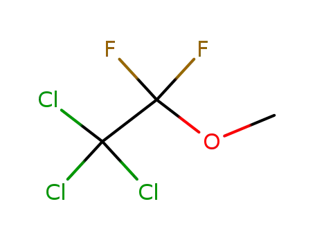 Molecular Structure of 661-75-6 (1,1,1-trichloro-2,2-difluoro-2-methoxyethane)