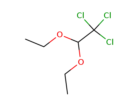 Molecular Structure of 599-97-3 (1,1,1-trichloro-2,2-diethoxy-ethane)