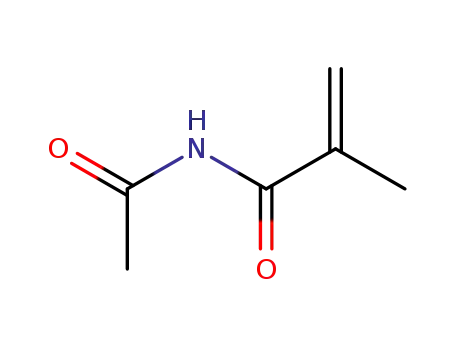 Molecular Structure of 44810-87-9 (2-Propenamide, N-acetyl-2-methyl-)