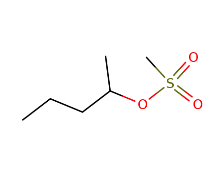 Molecular Structure of 4551-09-1 (Methanesulfonic acid, 1-Methylbutyl ester)