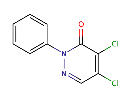 Molecular Structure of 1698-53-9 (1-PHENYL-4,5-DICHLORO-6-PYRIDAZONE)
