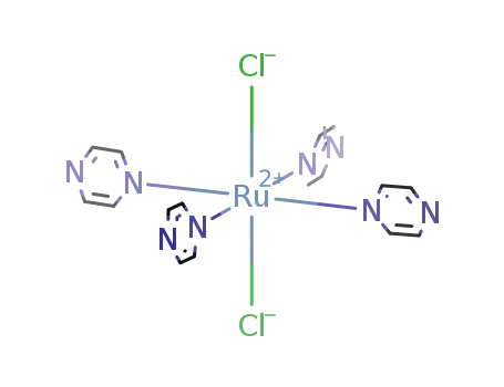trans-[Cl2(pyrazine)4ruthenium(II)]