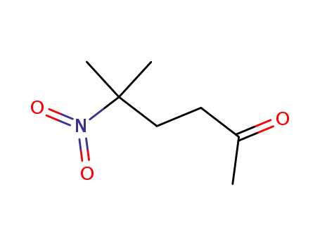 Molecular Structure of 4604-49-3 (5-Methyl-5-nitrohexan-2-one)
