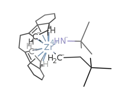 rac-[Zr(ethylenebis(tetrahydro)indenyl)(CH2CH2C(CH3)3)(NHCMe3)]