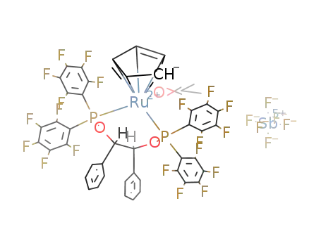 [Ru(η5-C5H5)((S,S)-BIPHOP-F)(acetone)][SbF6]