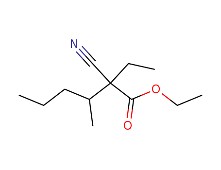 2-Cyano-2-ethyl-3-methylhexanoic acid ethyl ester