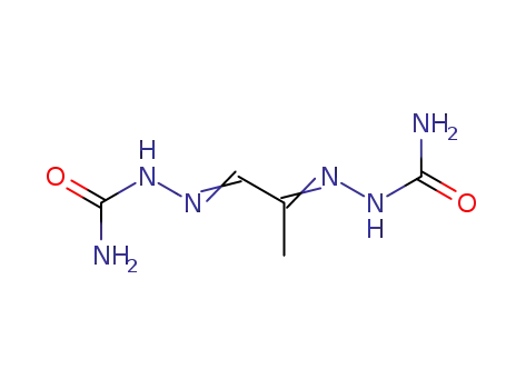 Molecular Structure of 10200-47-2 ((1E,2E)-2-((aminocarbonyl)hydrazono)propanal semicarbazone)