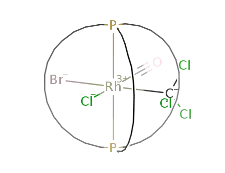[Rh(CO)ClBr(CCl3)((P((CH2)7)3)2)]